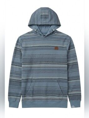 O'Neill Blue and Gray Striped Kids Hoodie, XL 14/16, NWT